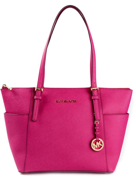 michael kors shopper schwarz pink|michael kors usa.